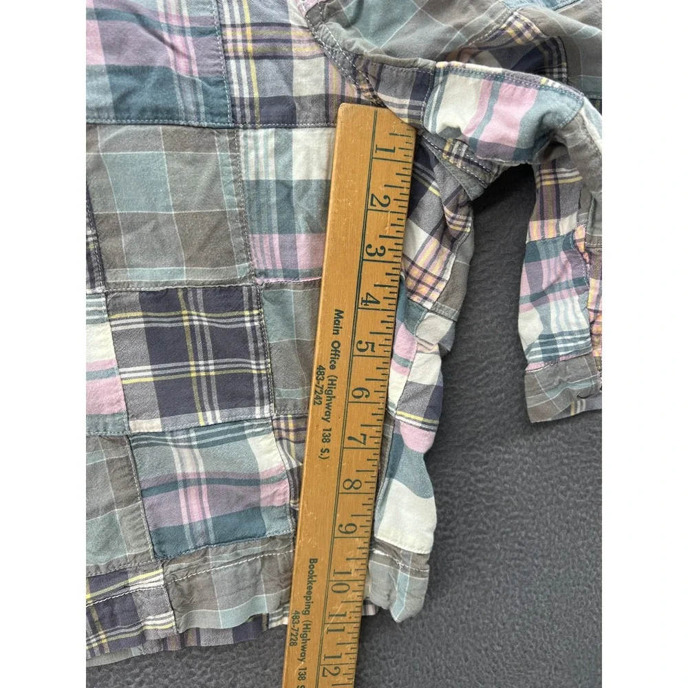 J. Crew Field Shorts Mens Sz 34 Patchwork Madras Plaid Multi Color Preppy Summer
